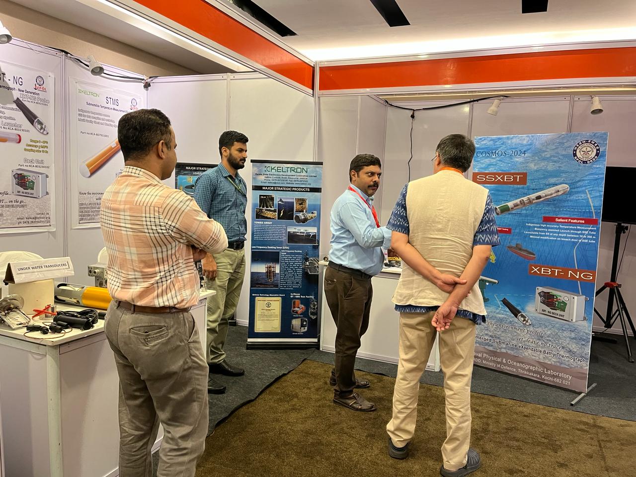 Keltron exhibits its Naval Defence and Oceanographic Products at #COSMOS-2024
